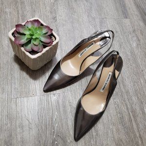 Manolo Blahnik * Erisli Slingback Pumps Sz 36